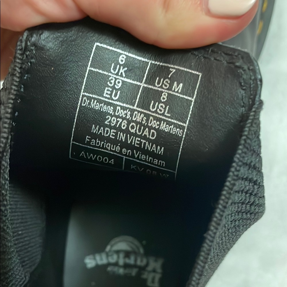 Dr. Martens Black Chelsea Platform Boots - Picture 3 of 3